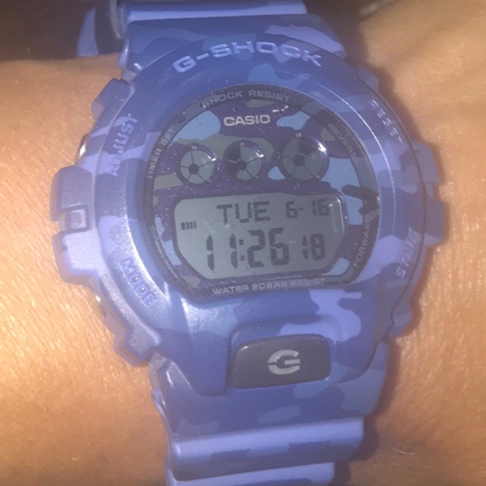 Camp blue G-Shock watch